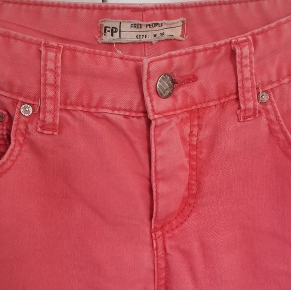 Free People Skinny Ankle Fit Jeans Size 28 - Picture 2 of 6